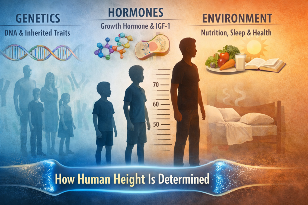 How Human Height Is Determined: Genetics, Hormones, and Environment Explained